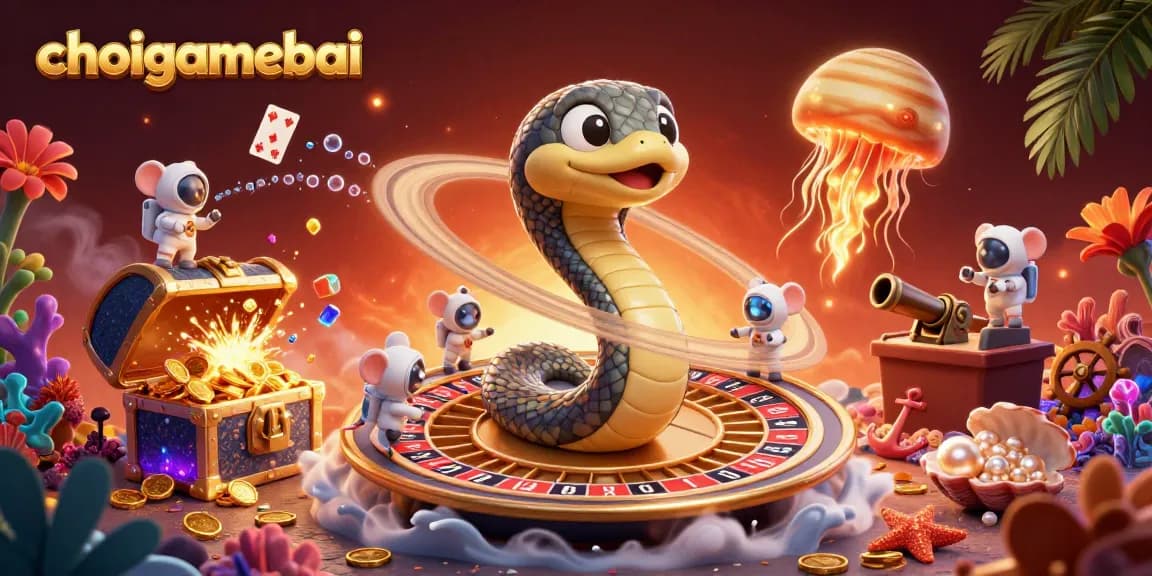 Experience thrilling gameplay at choigamebai with dynamic cosmic dealer and adventurous astronauts.