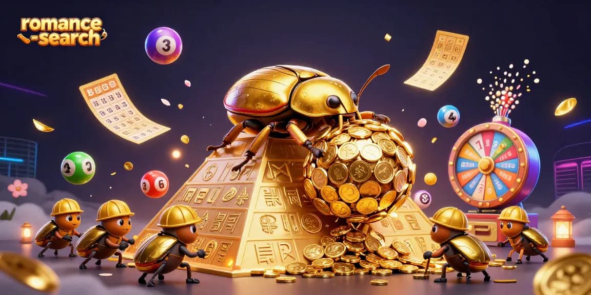Experience the thrill with romance-search as golden beetles roll in an exciting casino adventure.