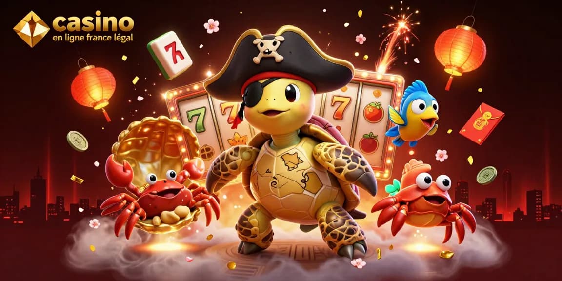 Jouez au casino en ligne France légal avec des personnages animés et une ambiance festive.