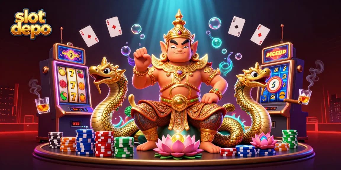 Slot depo yang menyenangkan dengan penjaga kuil 3D dan serpihan Naga di kasino