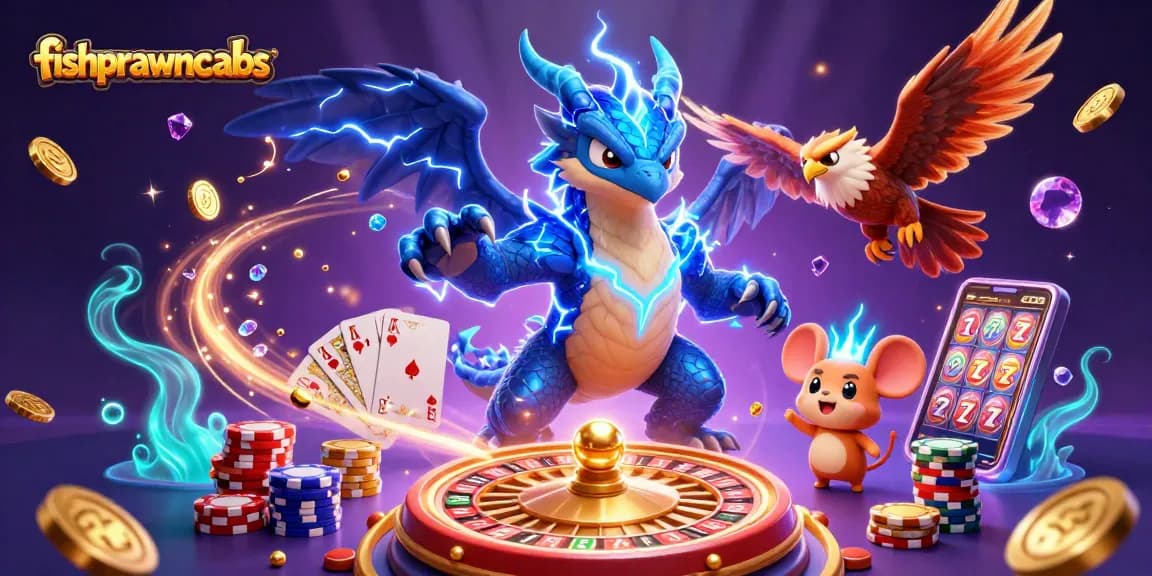 Experience the excitement of fishprawncrabs with stunning 3D casino elements and animated characters.