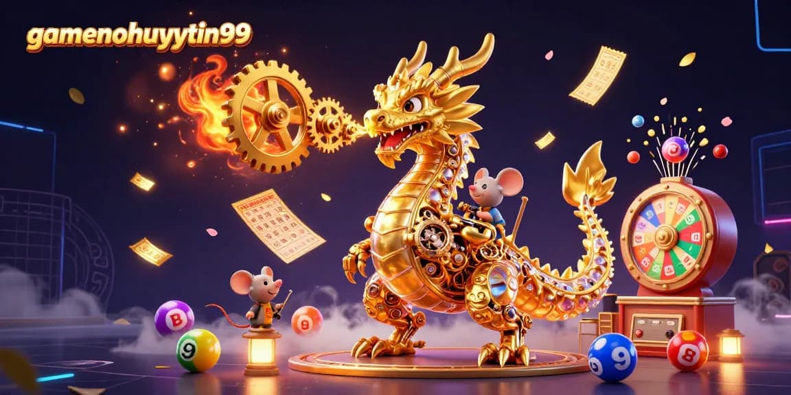 Join the action with gamenohuuytin99's vibrant 3D illustration showcasing lottery excitement!