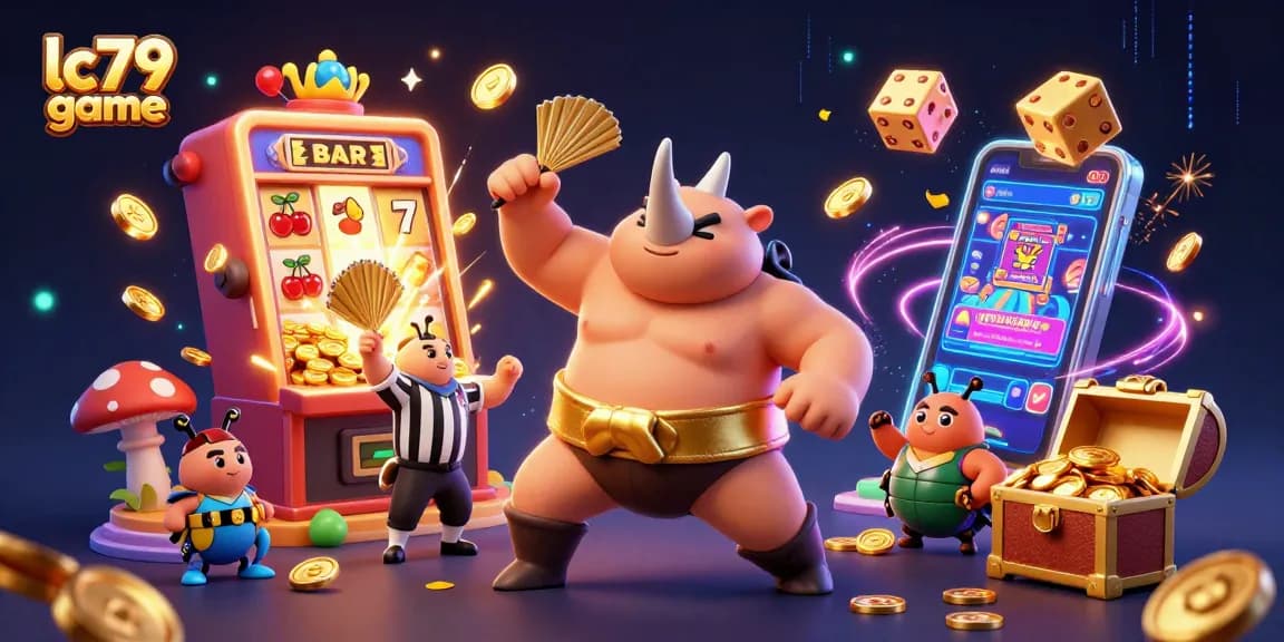 Bắn cá tại lc79 game với anh hùng bọ rùa mạnh mẽ, biểu tượng của sự may mắn và tiền thưởng.