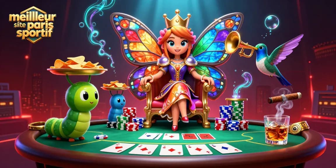 Pariez sur le meilleur site de paris sportif avec des personnages 3D captivants dans un décor de casino animé.