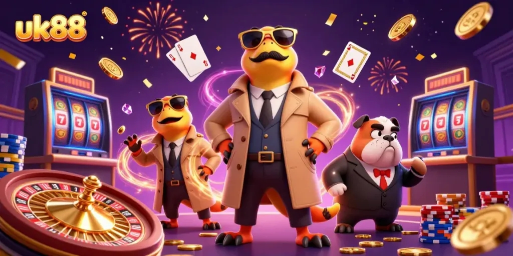 Experience thrilling gaming action with uk88 as vibrant raptors join the VIP casino scene.