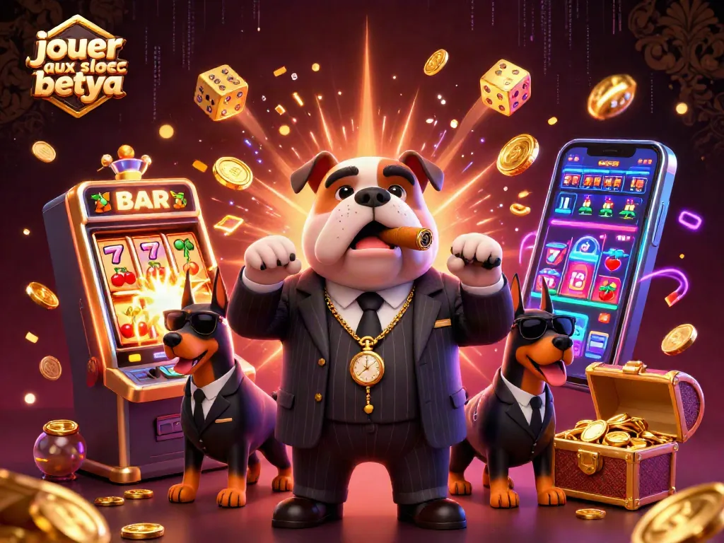 Spin and win big playing jouer aux slots avec betya with dynamic casino elements and vibrant colors.
