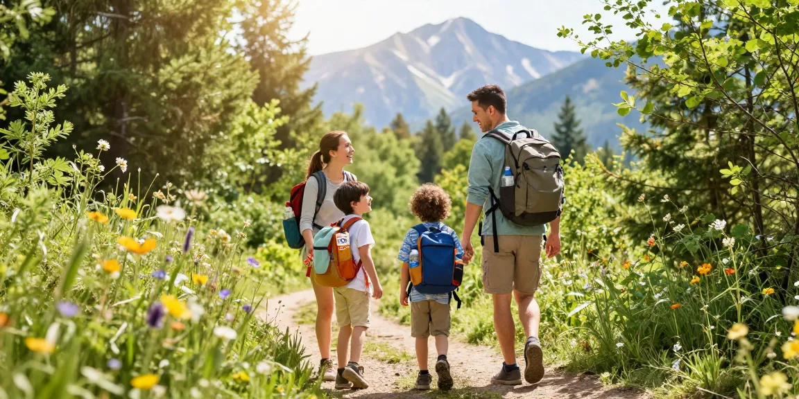 A family enjoys an outdoor adventure while hiking, emphasizing the mantra88 login experience for outdoor enthusiasts.