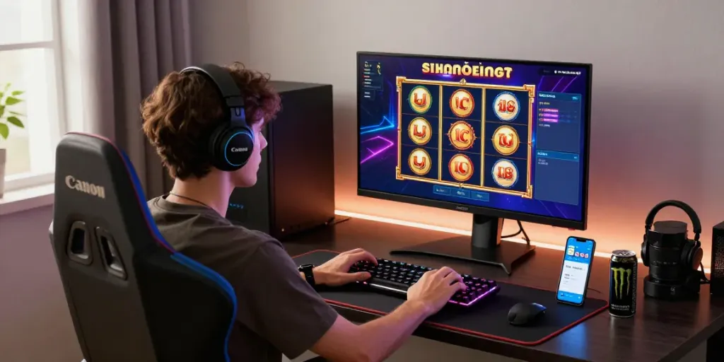 Gamer menggunakan aplikasi IGN88 untuk permainan slot gacor dalam suasana nyaman.