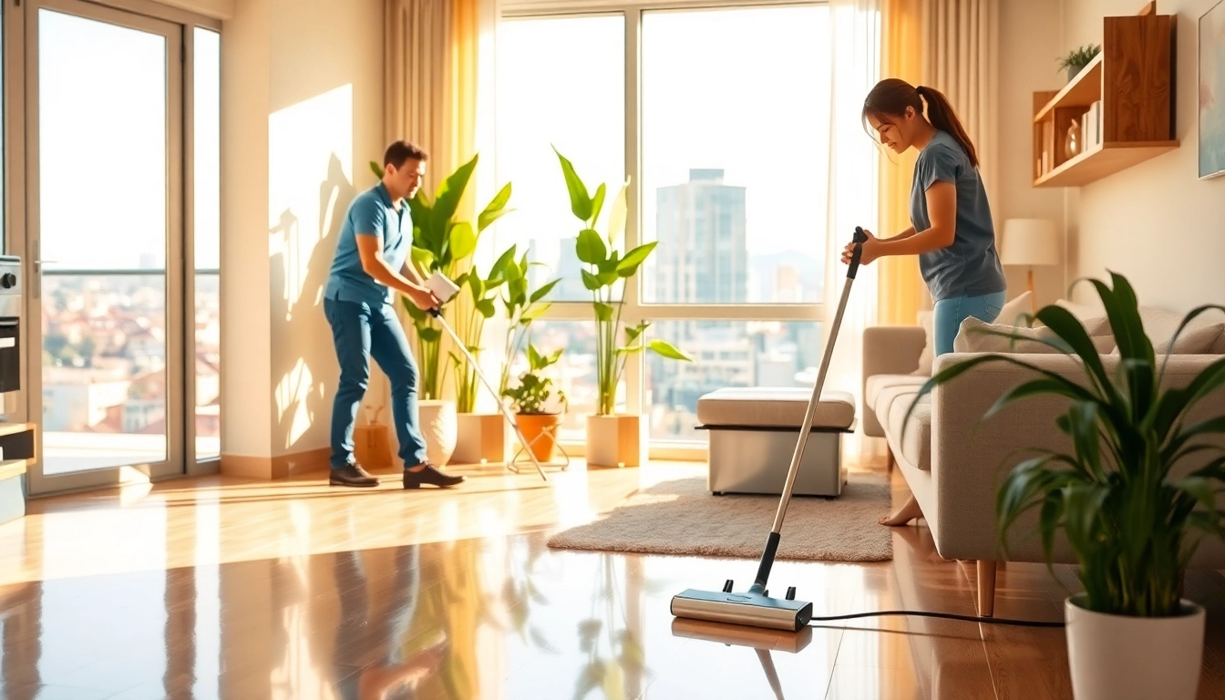Expert bond cleaning Logan displayed in a modern apartment with gleaming surfaces and professional cleaners.
