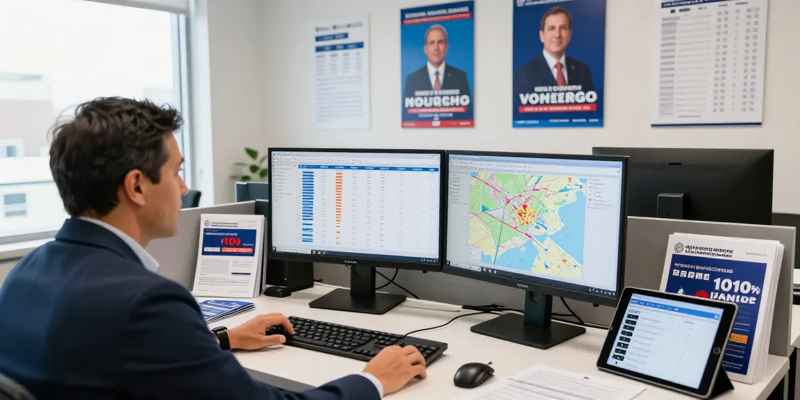 Voter data analysis in political marketing showcases generative engine optimization political strategies for successful campaigns.