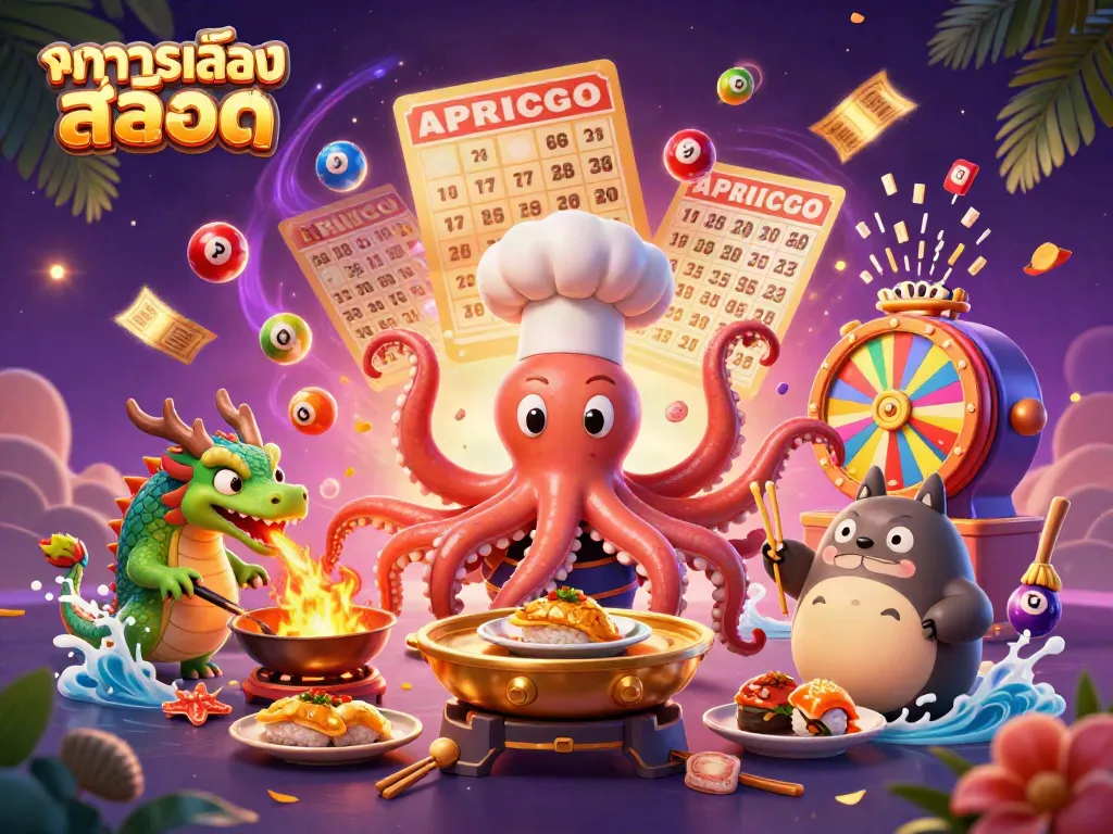 ทดลองเล่นสล็อตในบรรยากาศคาสิโนด้วยเชฟหมึก 3D และมังกรเพื่อนคู่ใจ